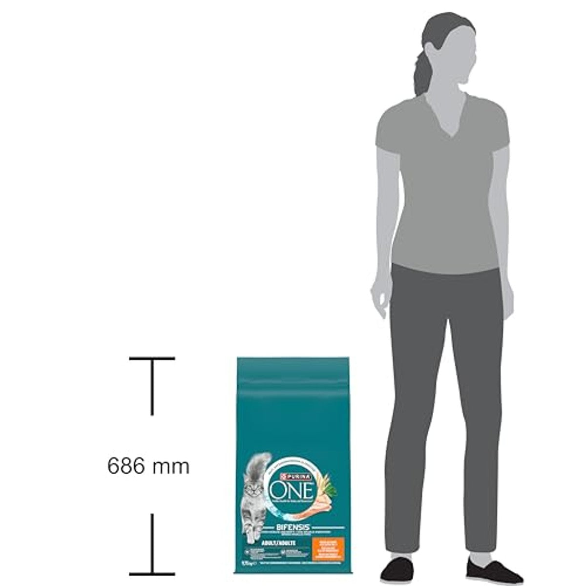Purina One Bifensis Adult droogvoer kat kip 1 x 9,75 kg - 3-pack