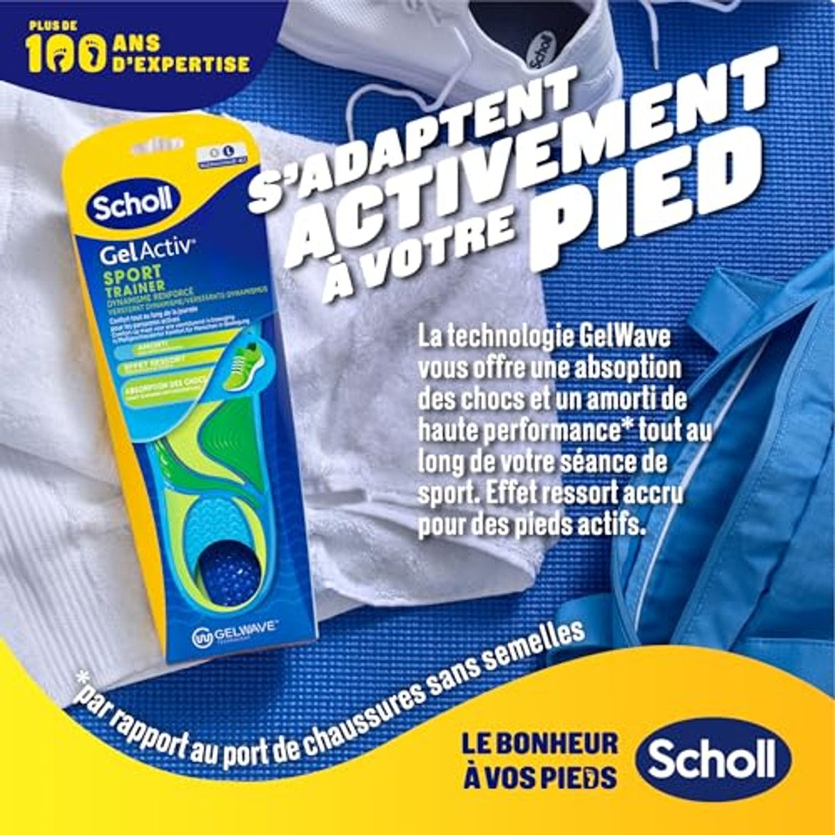 Dr. Scholl's GelActiv Sport inlegzolen heren 40-46,5, 2 stuks – Dr. Scholl's