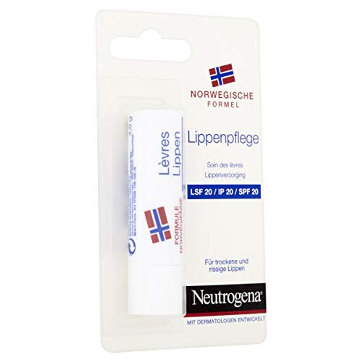 Neutrogena Noorse formule Classic Lippenverzorging SPF 20 6 x 4,8 g - Voordeelverpakking