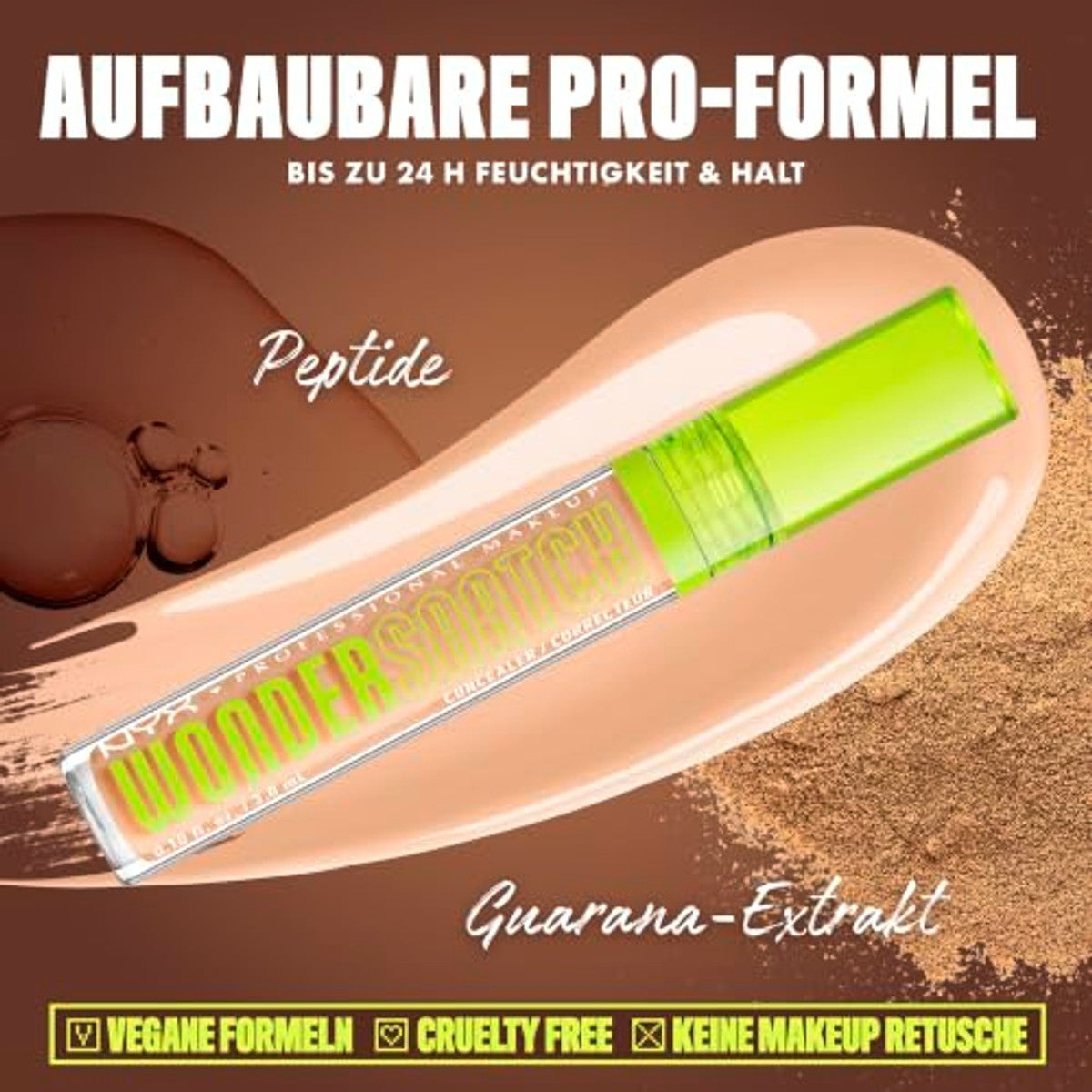 NYX Professional Makeup, Wonder Snatch Concealer, vloeibare formule, zachte matte afwerking, waterbestendig, geeft niet af, hydrateert tot 24 uur, veganistische formule, 6 fair, 3,5 ml – NYX PROFESSIONAL MAKEUP
