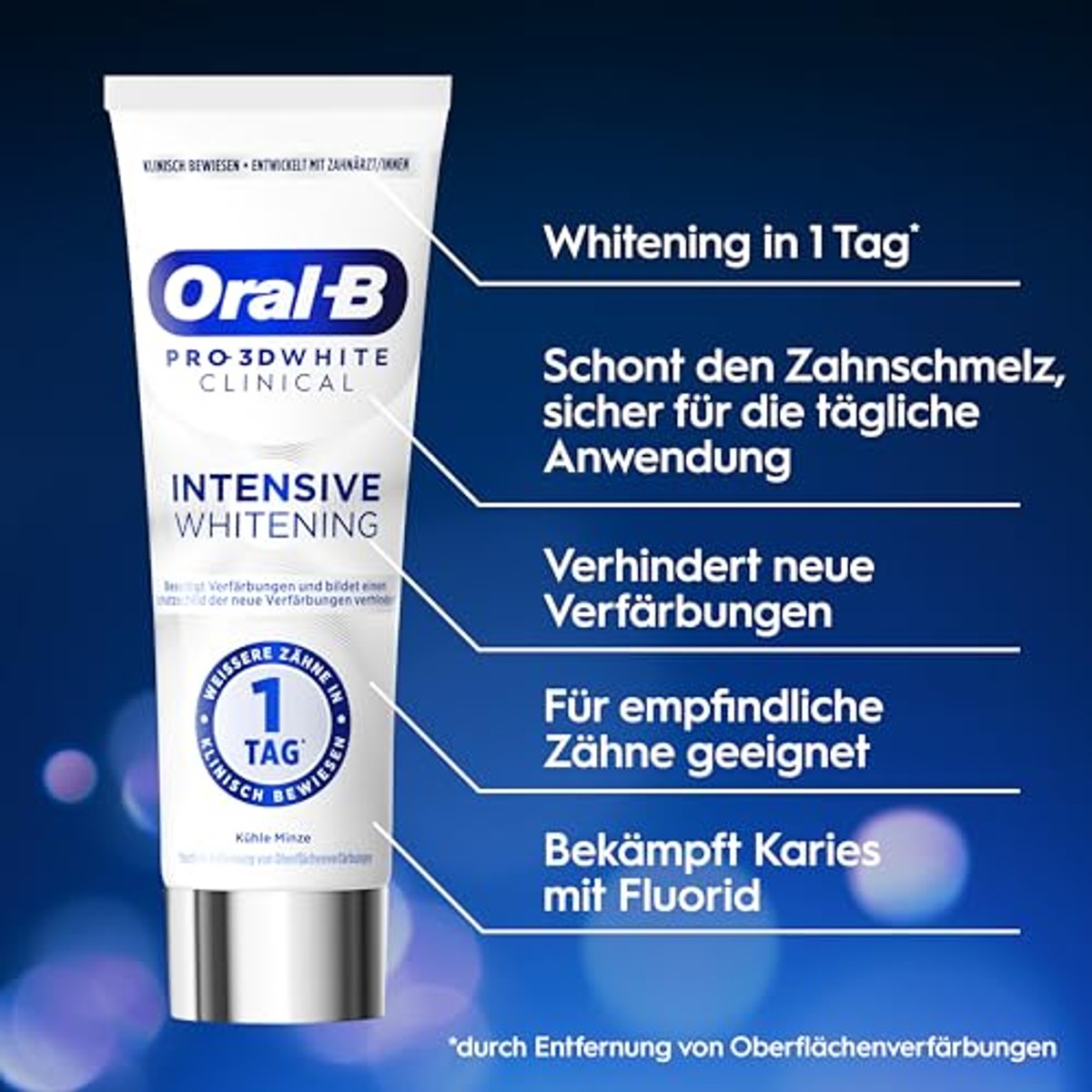 Oral-B Pro 3D White Clinical Intensieve Whitening 2 x 75 ml – Oral-B