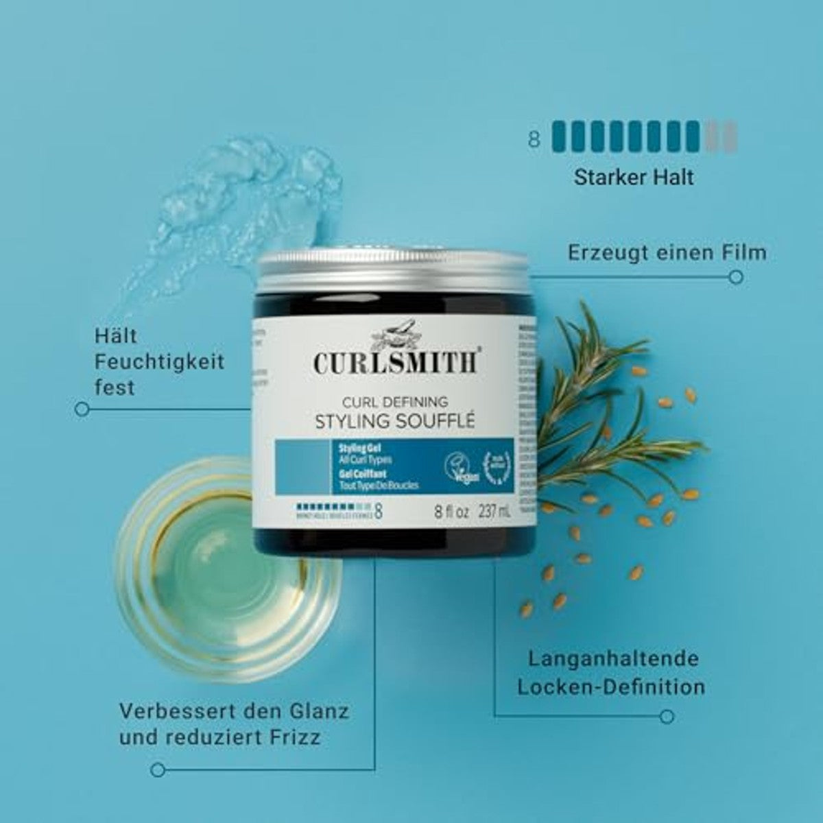 Curlsmith Curl Defining Styling Soufflé - 6-pack