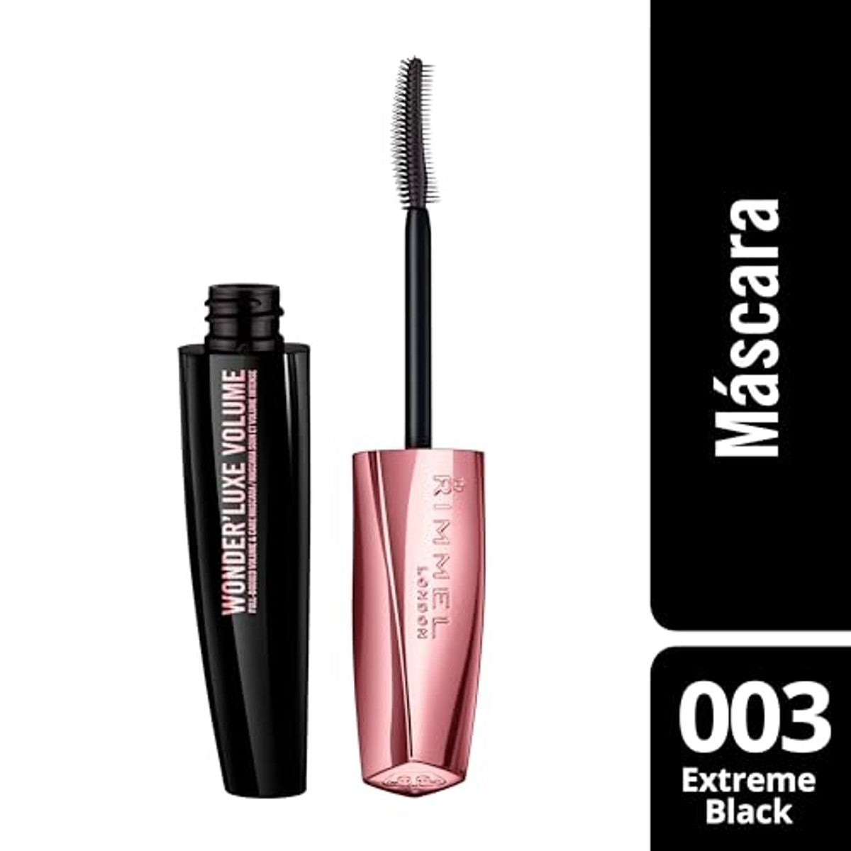 Rimmel London Wonder'Luxe Volume 003 Extreme Black Mascara 11 ml - 6 stuks