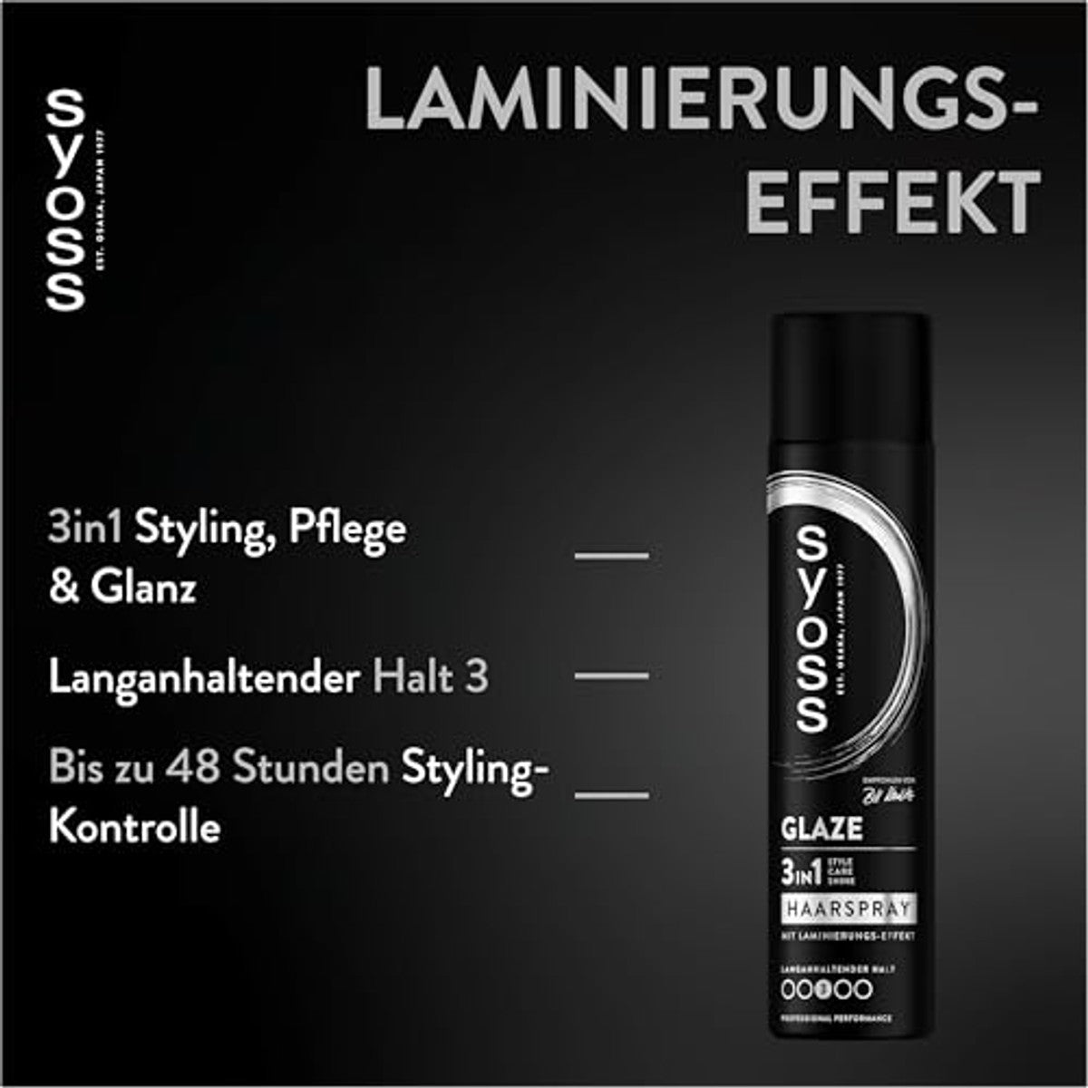 Syoss Glaze Haarspray Haltegrad 3 (6x400 ml) – Syoss
