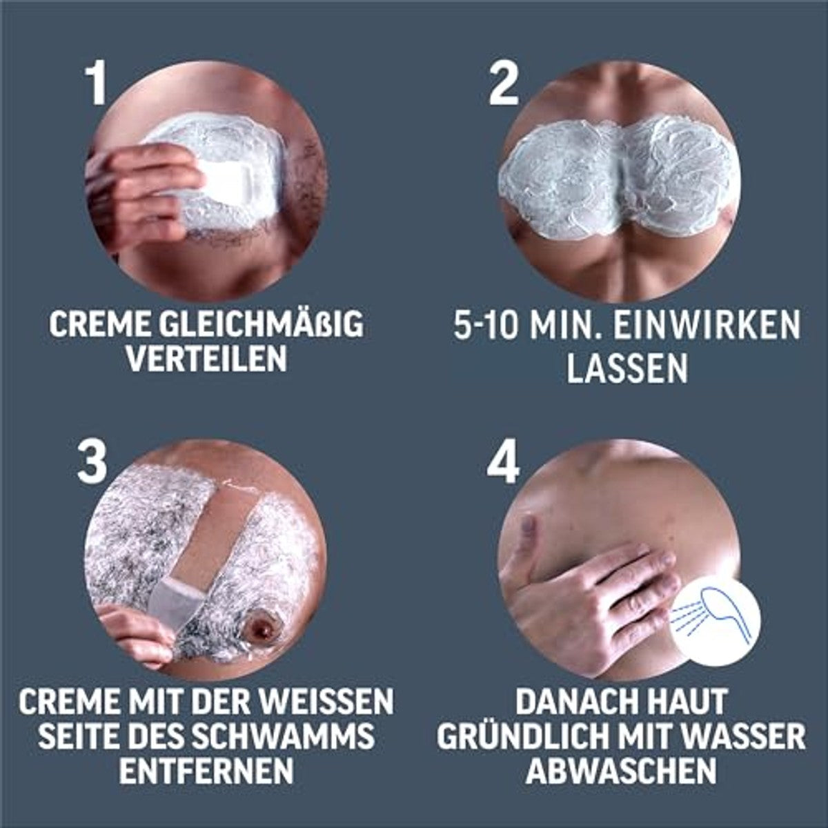 Veet Men Ontharingscrème bovenlichaam en benen 3 x 400 ml - Voordeelverpakking