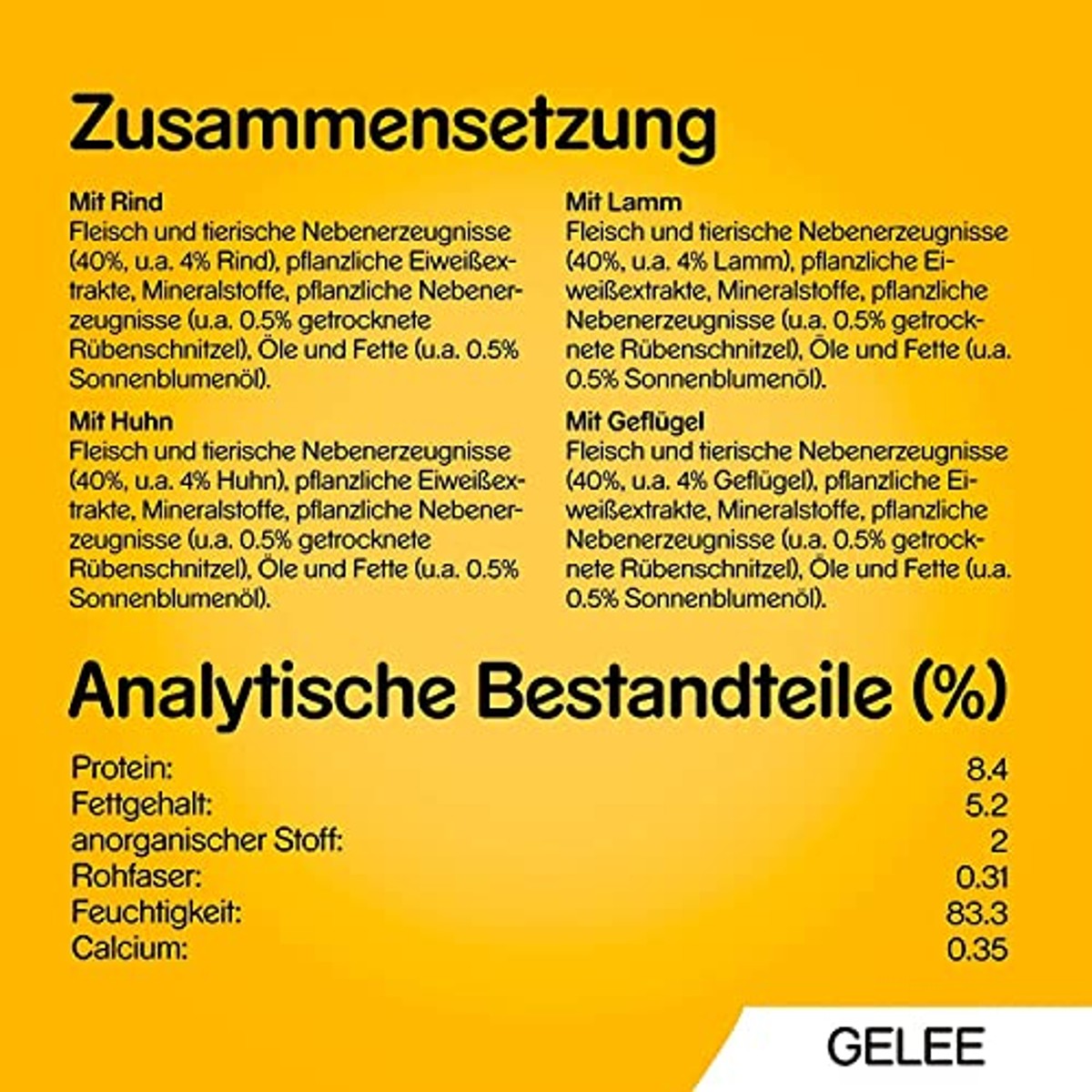 Pedigree Favourite natvoer 4 soorten in gelei 4 x 12 x 100 g - 3-pack