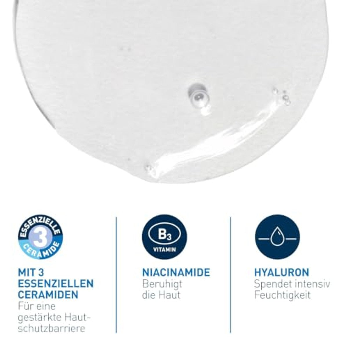 CeraVe Schuimende Reinigingsgel voor Gezicht en Lichaam, Wasgel 473 ml - 3-pack