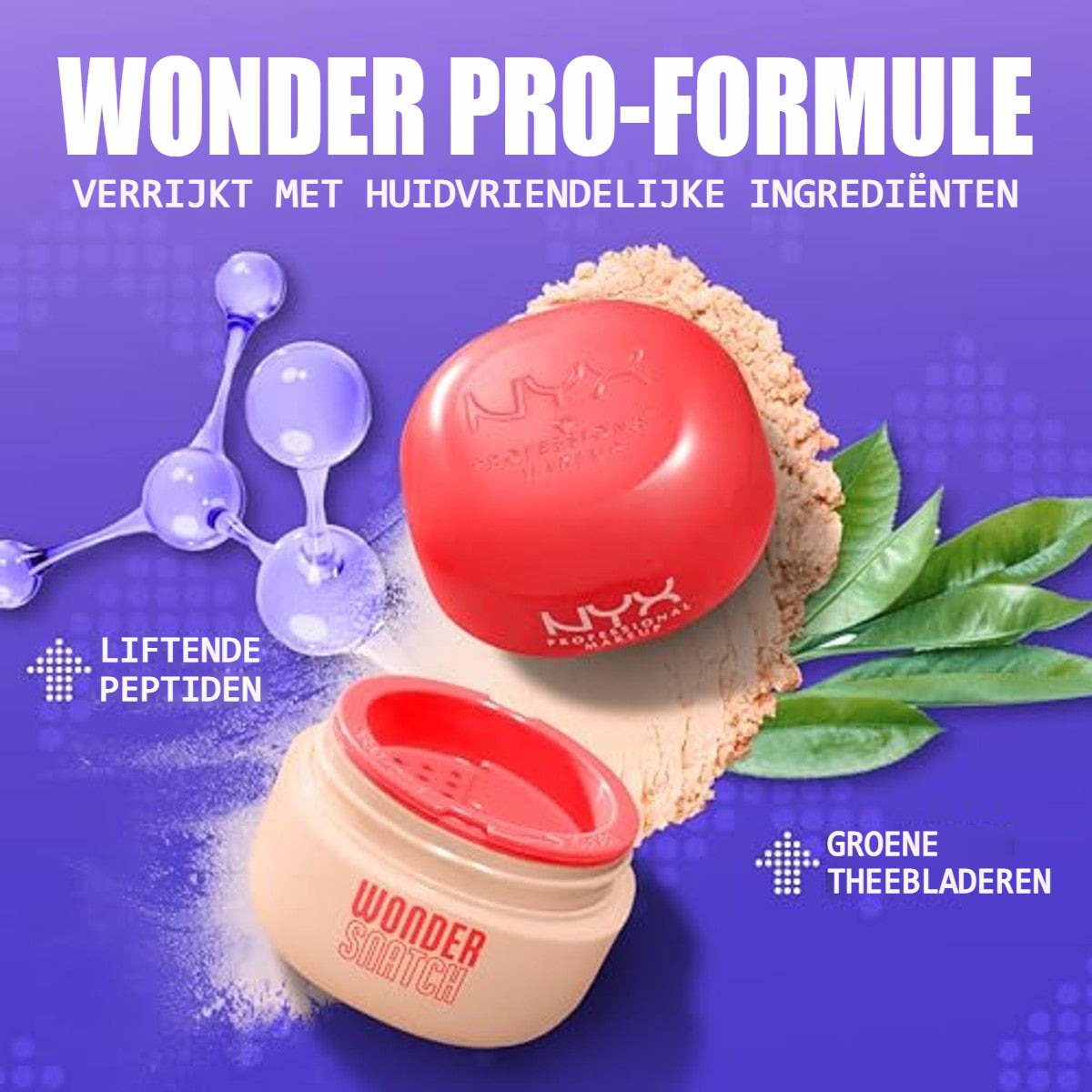 NYX PROFESSIONAL MAKEUP Wonder Snatch Powder Sugar Serve - 6 stuks – foto 5