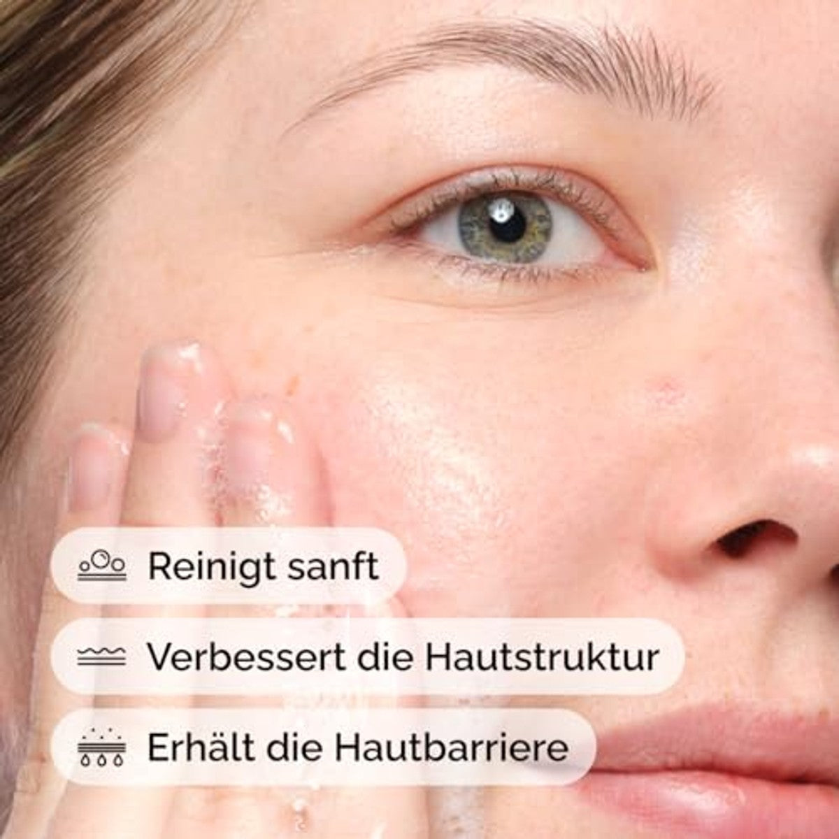 The Ordinary Glucoside Foaming Cleanser, milde, schuimende gezichtswasgel voor alle huidtypes, inclusief de gevoelige huid, 150 ml