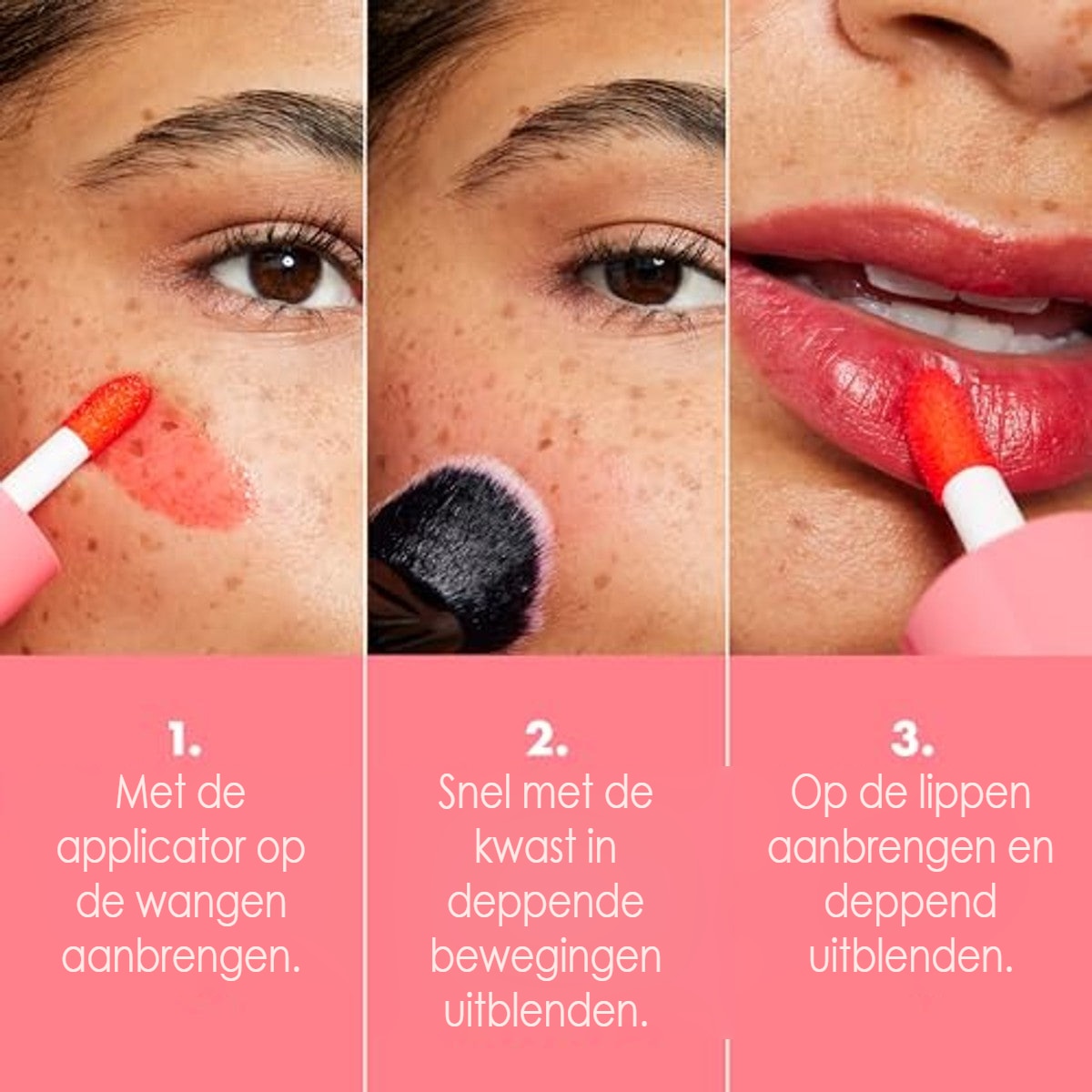 e.l.f. Sheer For It Blush Tint - Left On Red - 3 stuks – foto 5