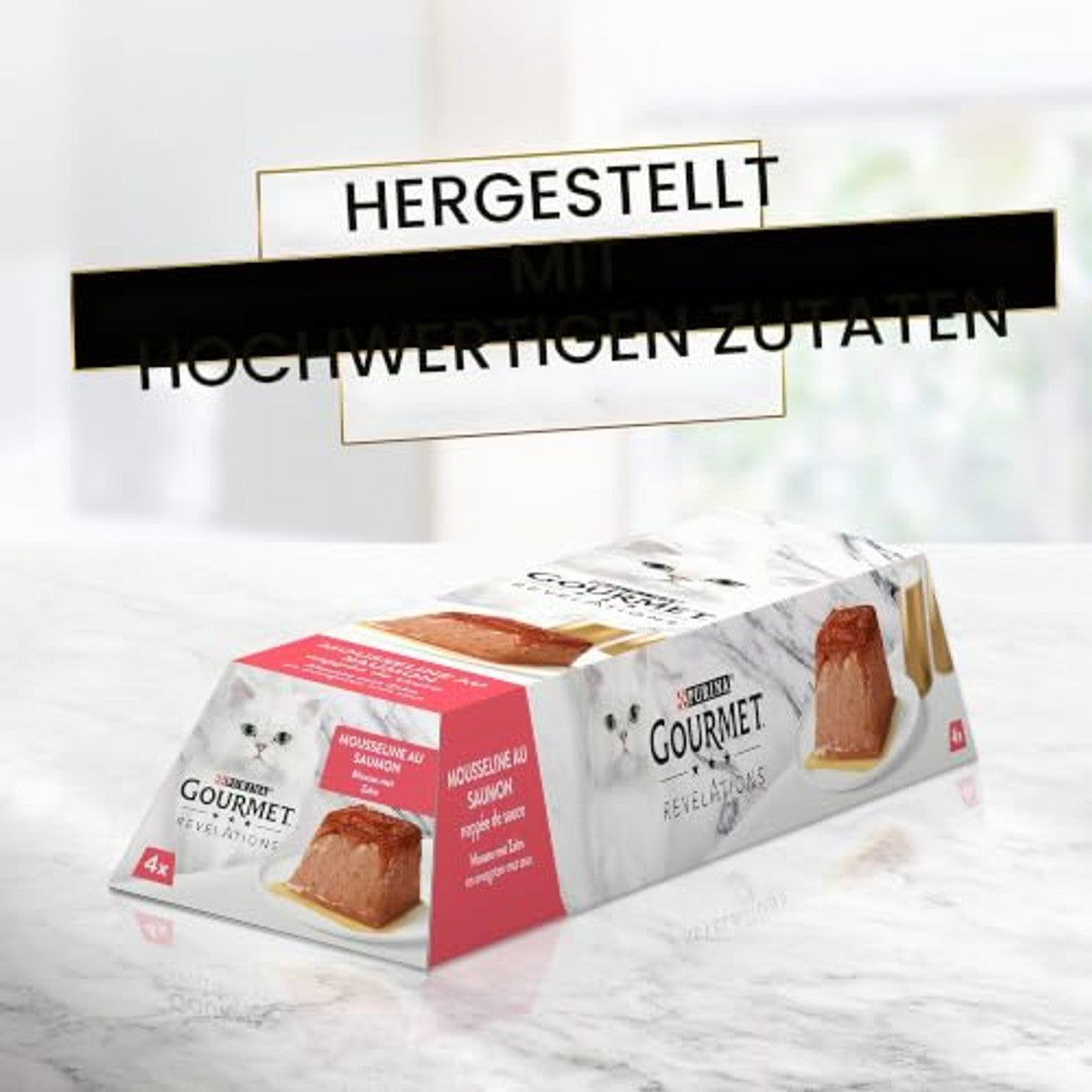 Gourmet Revelations Mousseline natvoer kattenvoer Zalm 6 x 4 x 57 g – foto 5