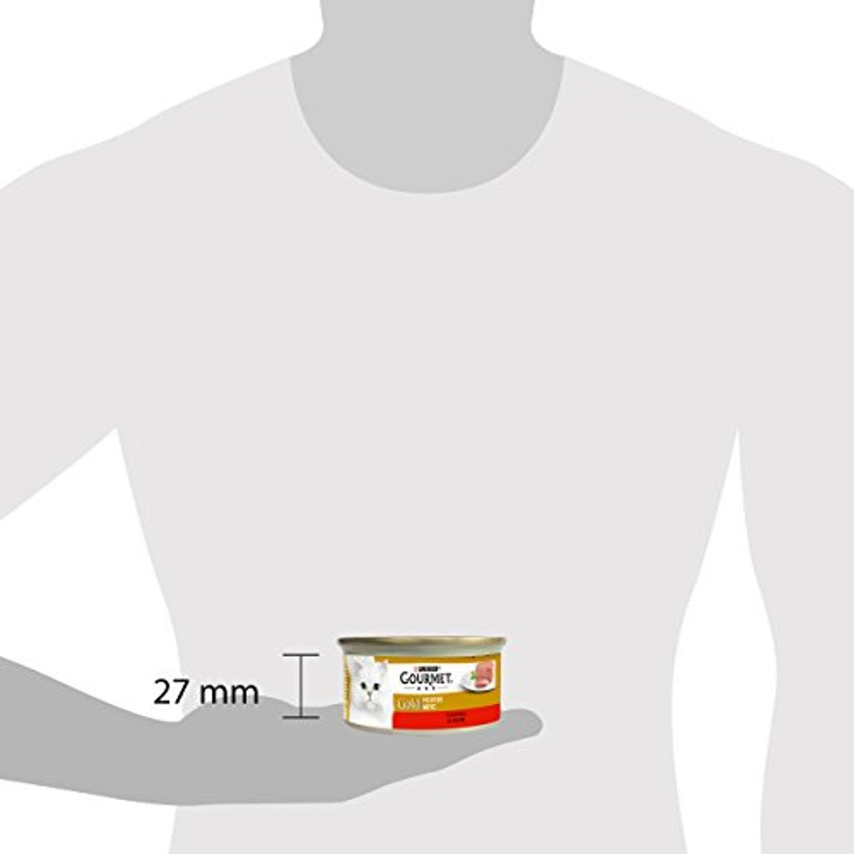Gourmet Gold natvoer kattenvoer rundvlees 24 x 85 g - 3-pack