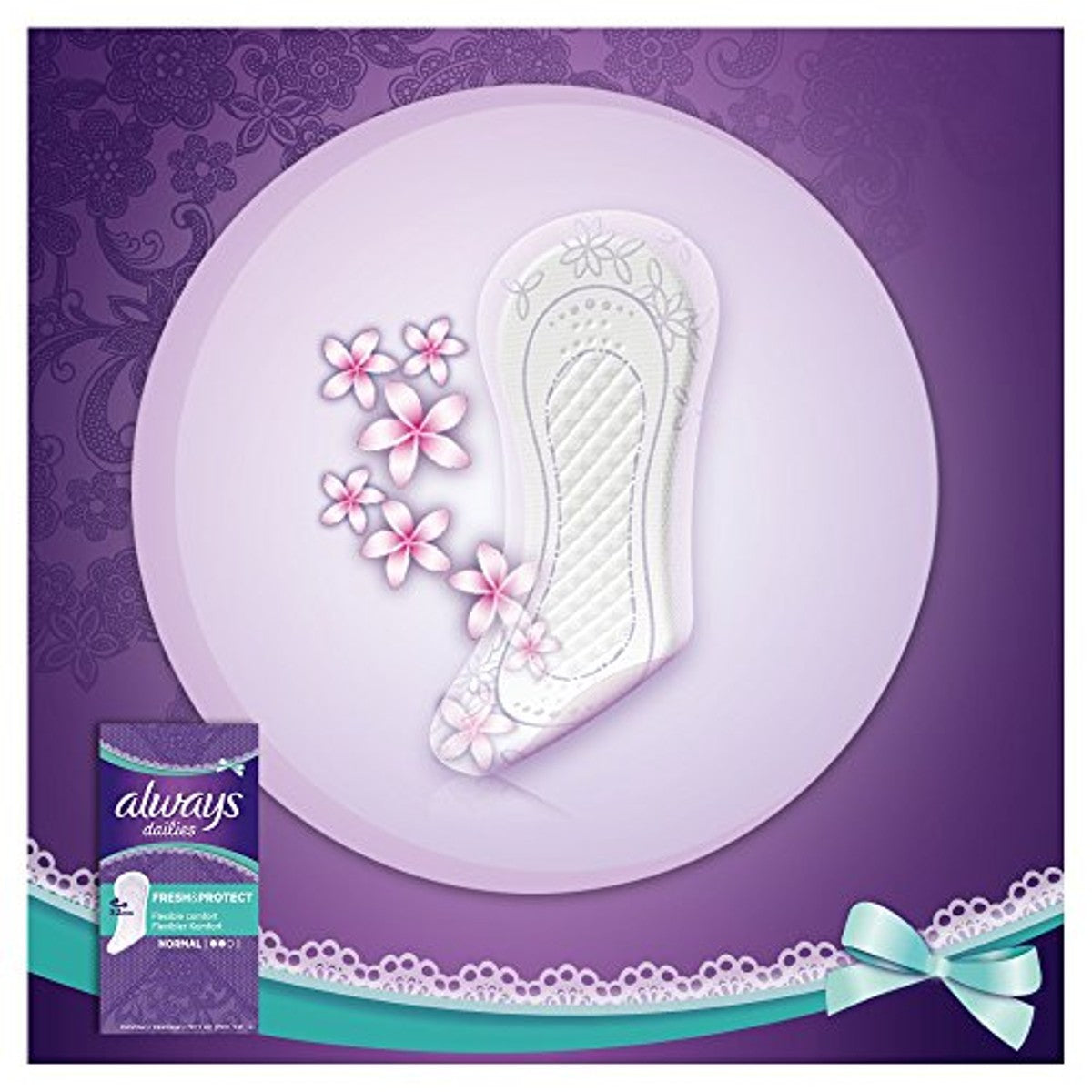 Always Dailies Normale Fresh & Protect Slippers, 80 stuks – Always