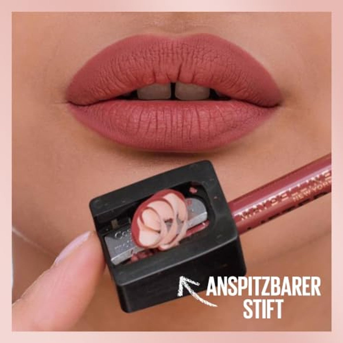 Maybelline New York Lifter Liner Lipliner voor volle en mollige lippen met lifting-effect, crèmige lipliner met hyaluronzuur, nr. 05 On It, 1,3 g – MAYBELLINE