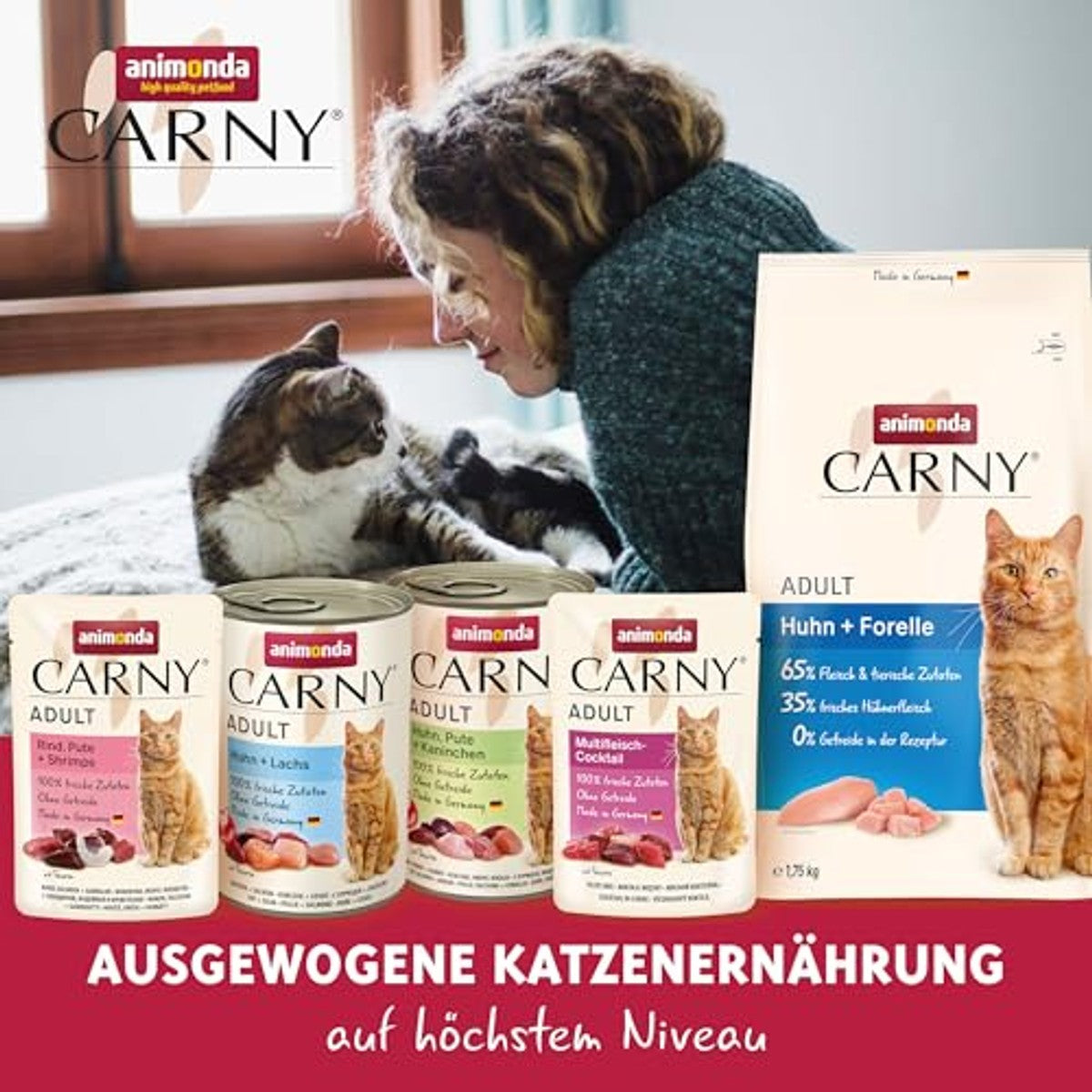 Animonda Carny Ocean natvoer kattenvoer gemengde vissmaken 12 x 80 g - 3-pack