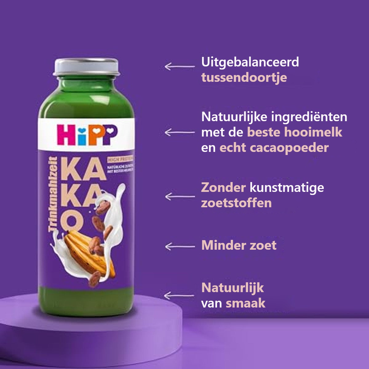 HiPP Drinkmaaltijd cacao 6 x 330 ml – foto 5
