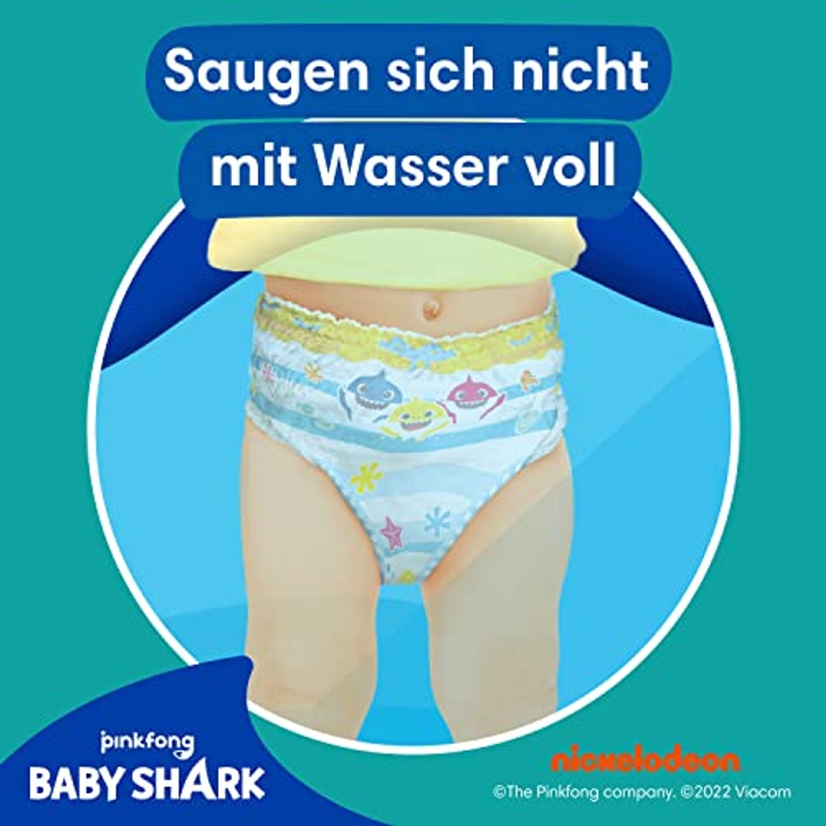 Pampers Splashers Baby Shark zwemluiers 4-5, 11 stuks 9-15 kg – Pampers
