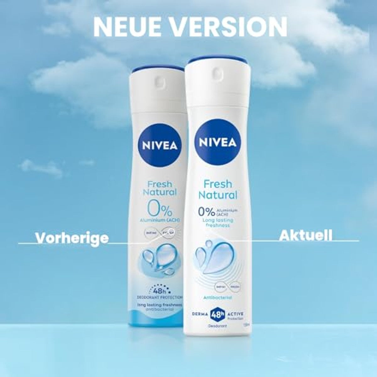 NIVEA Deodorant Fresh Natural Spray 6 x 150 ml - Voordeelverpakking