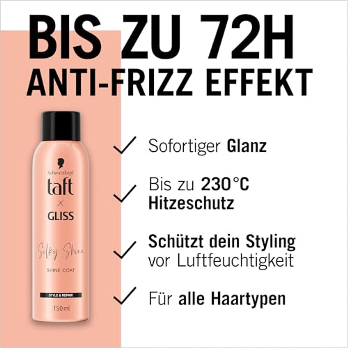 TAFT x Gliss Silky Shine Shine Coat 150 ml – TAFT
