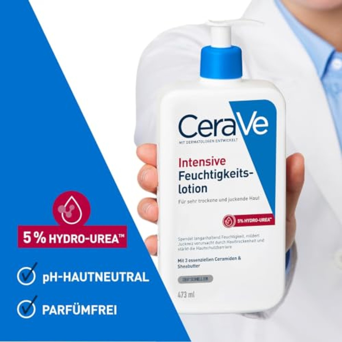 CeraVe Intensieve Vochtinbrengende Lotion zonder Geurstoffen 473 ml