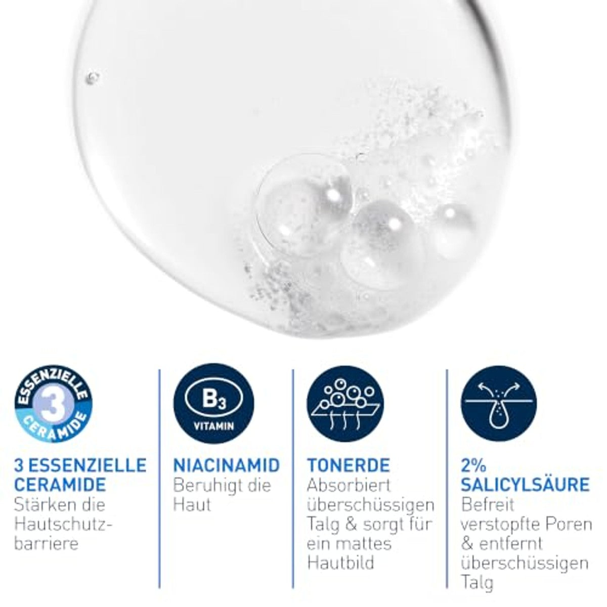 CeraVe Diepe Reinigende Wasgel voor het Gezicht tegen Puistjes 473 ml