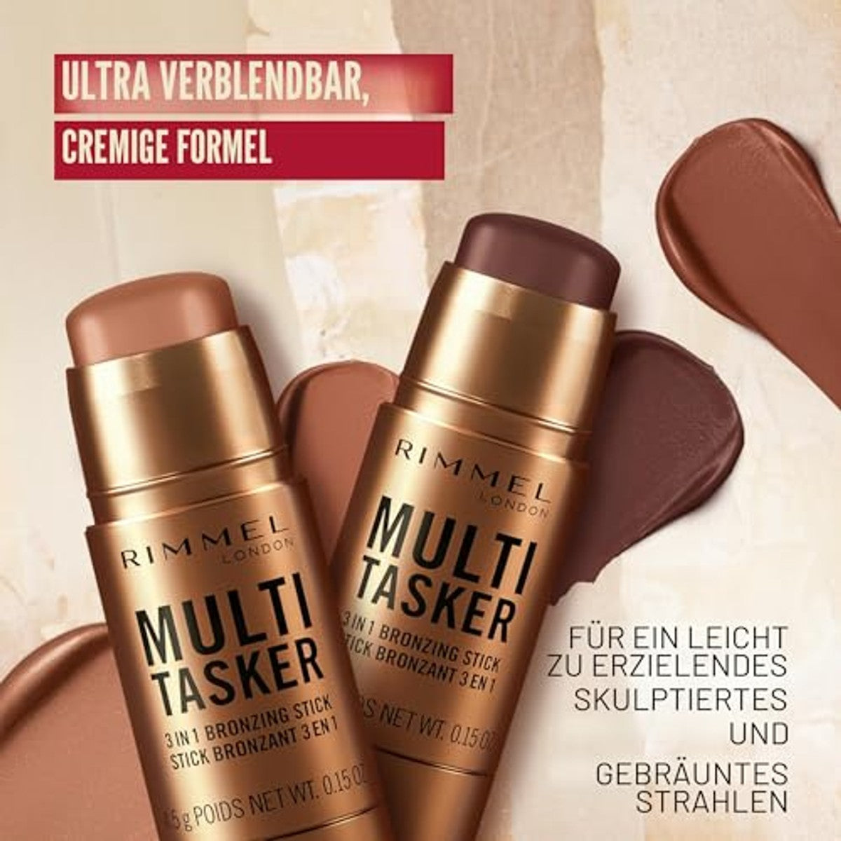Rimmel London Multitasker Bronzing Stick Light 001 4,5 g - 6 stuks