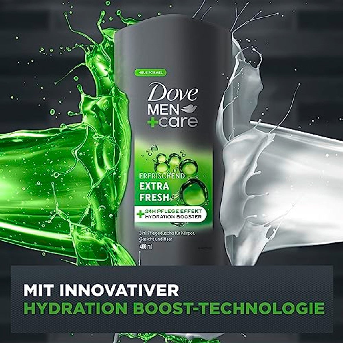 Dove Men + Care 3-in-1 Extra Fresh douchegel 400 ml, 6 stuks – Dove Men + Care