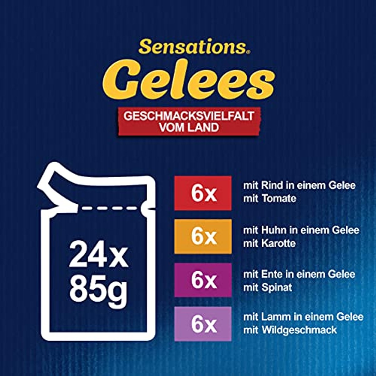 Felix Sensations natvoer kattenvoer in gelei variëteitenmix 96 x 85 g – foto 5