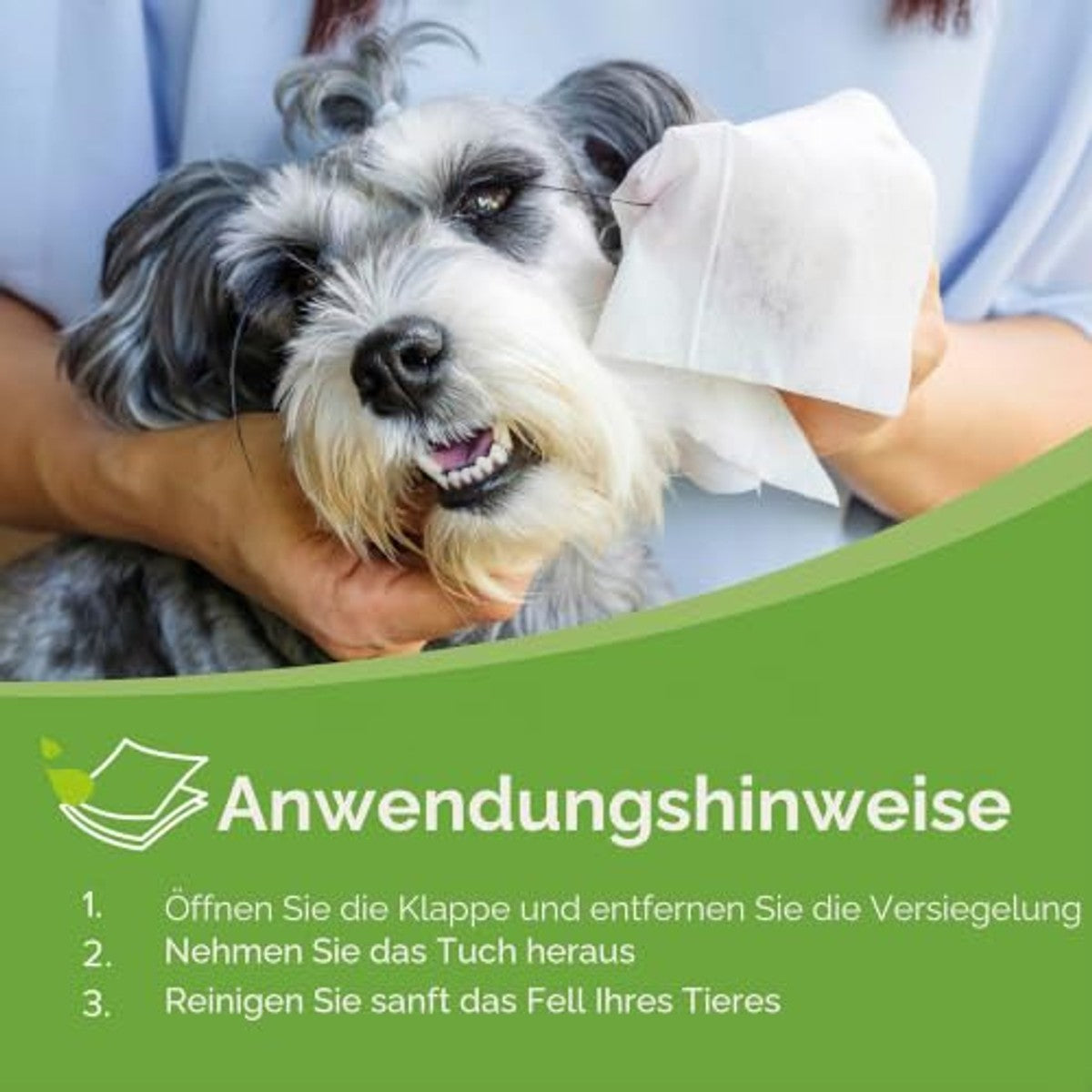 Beaphar Reinigingsdoekjes voor honden en katten (poten, vacht, ogen, oren), 100 stuks – beaphar