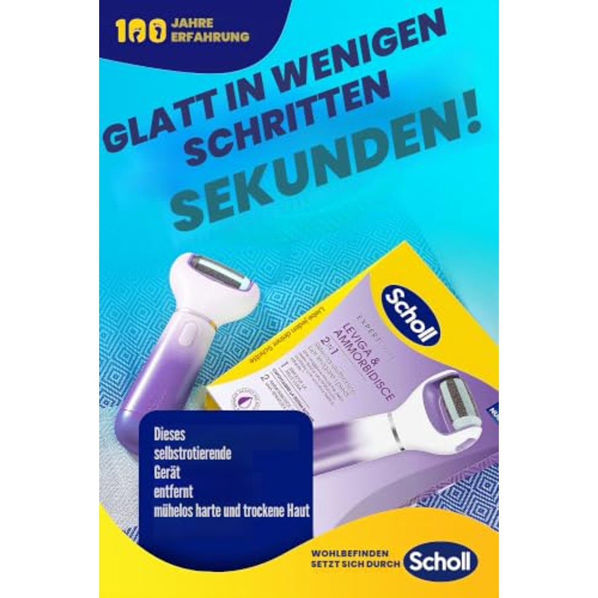 Dr. Scholl's Velvet 2-in-1 elektronisch pedicuresysteem - 3-pack