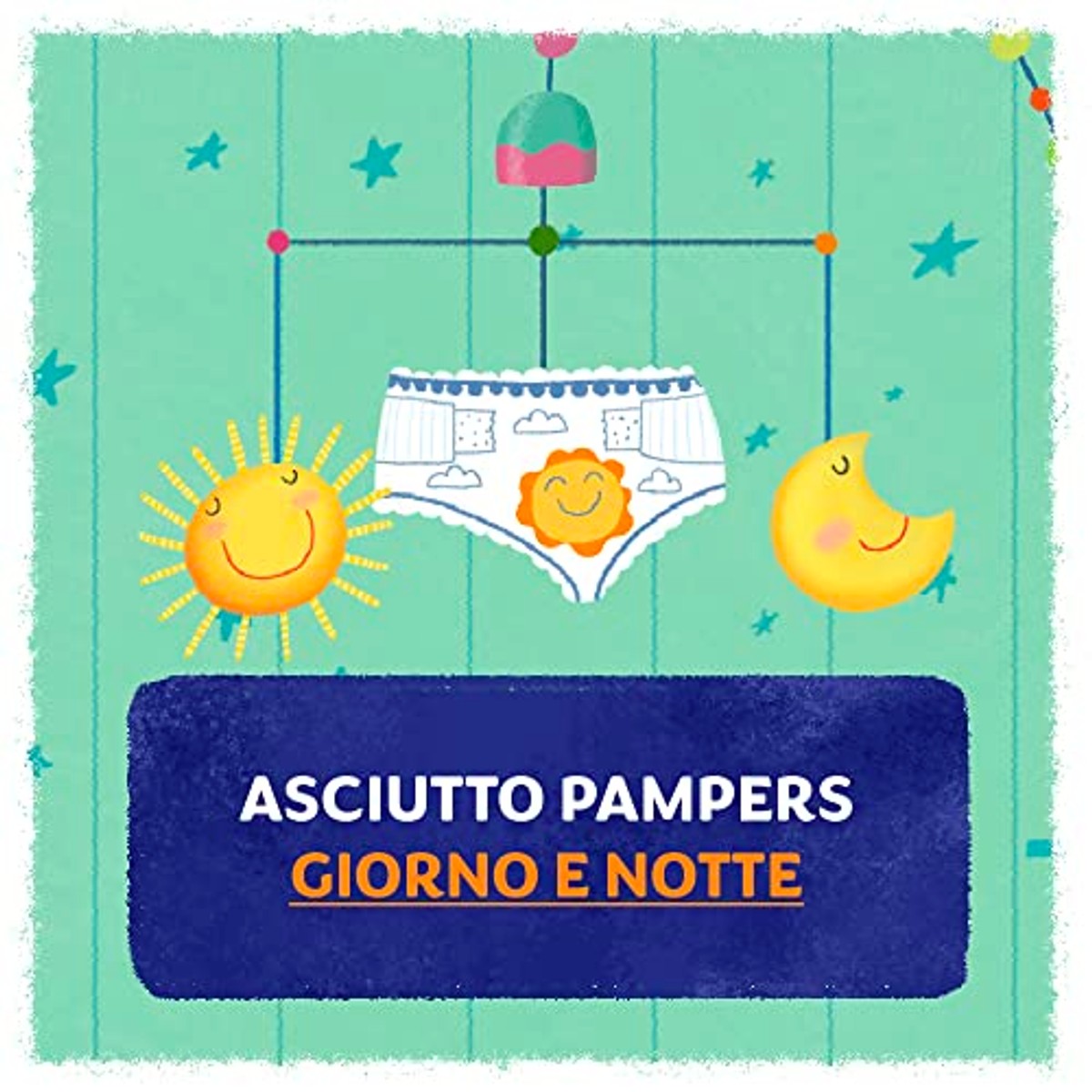 Pampers Sun and Maan Luiers Junior Maat 5 120 luiers – Pampers
