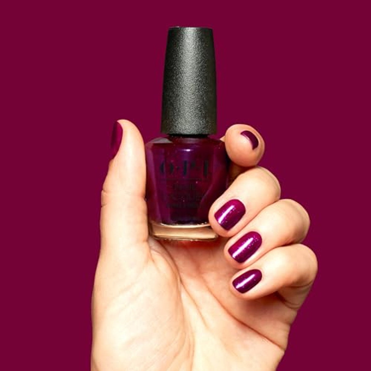 OPI Nail Lacquer Klassieke Nagellak Bordeauxrood met Glitter 15 ml - 3-pack