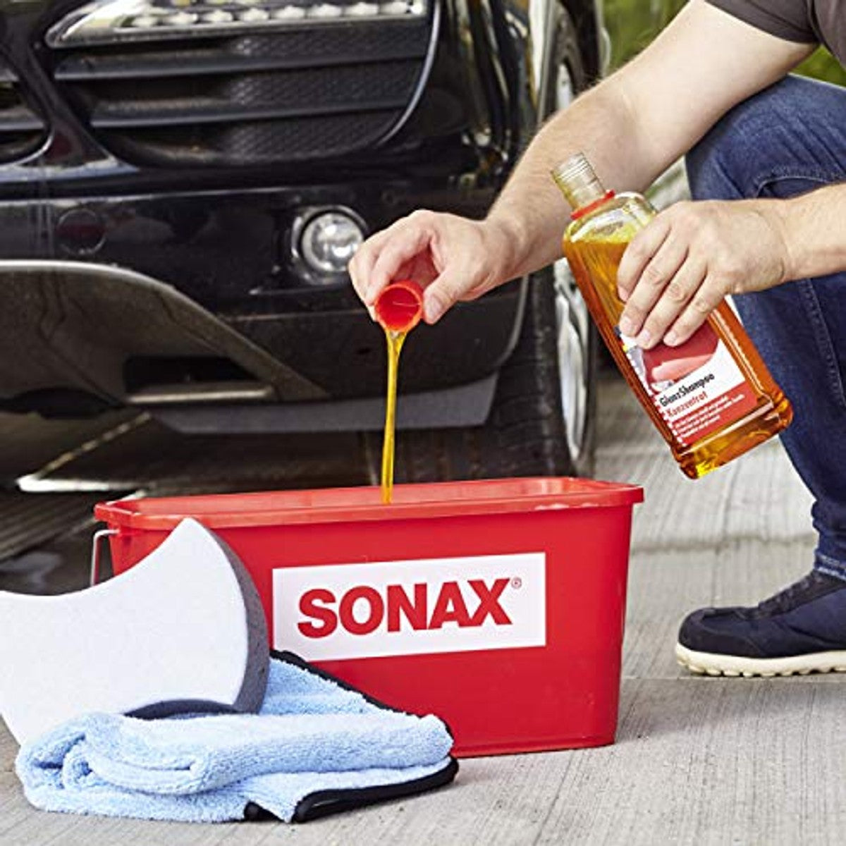SONAX GlanzShampoo concentraat 3 x 1 liter - Voordeelverpakking