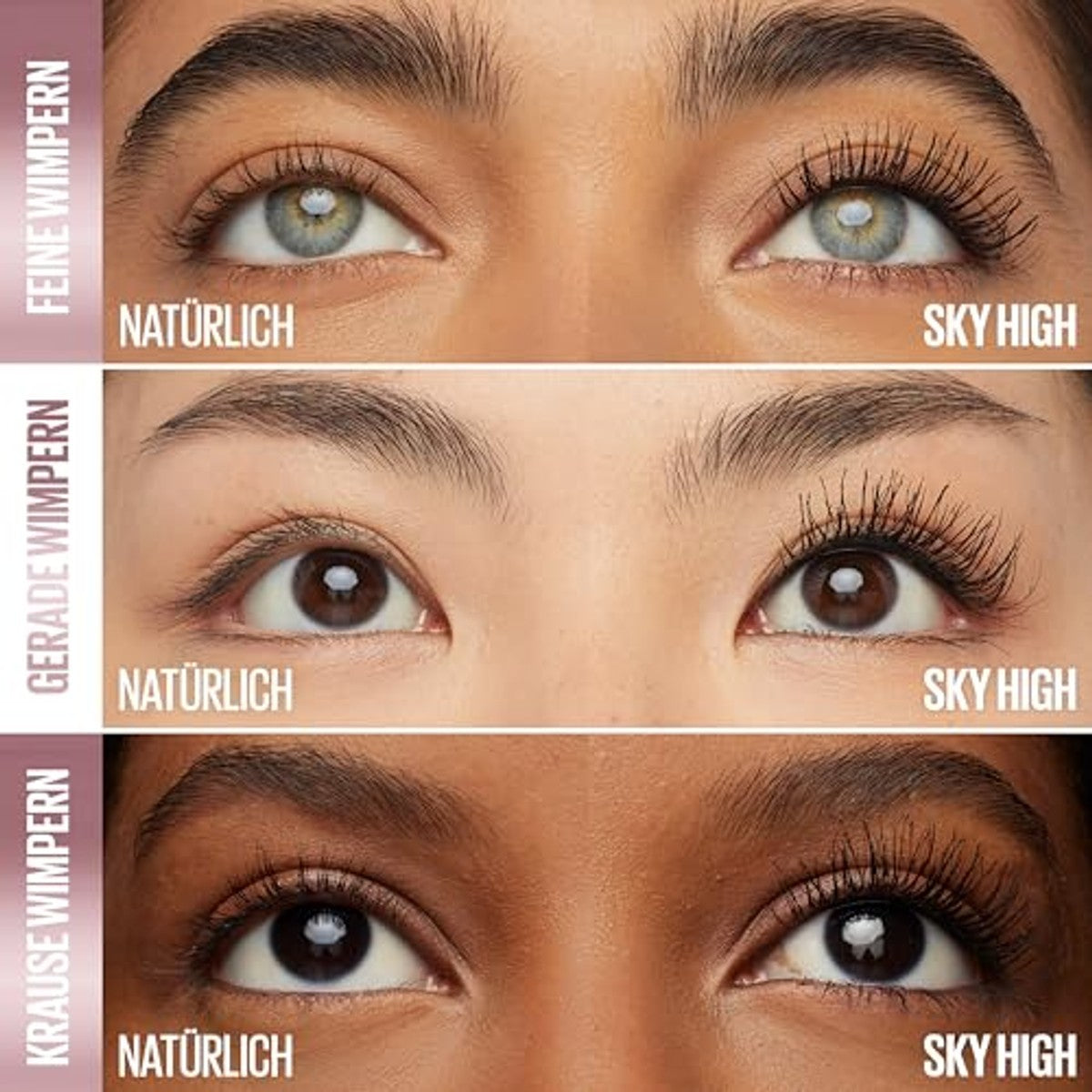 Maybelline New York Lash Sensational Sky High Cosmic Mascara voor extreme lengte en vol volume, zwart, 1 x 7,2 ml – MAYBELLINE