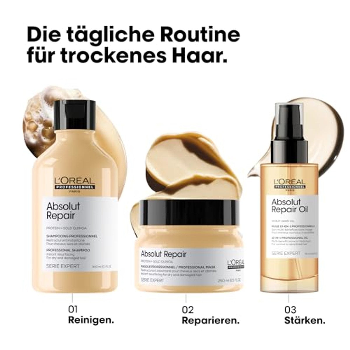 L'Oréal Professionnel Serie Expert Absolut Repair Oil ml - 3-pack