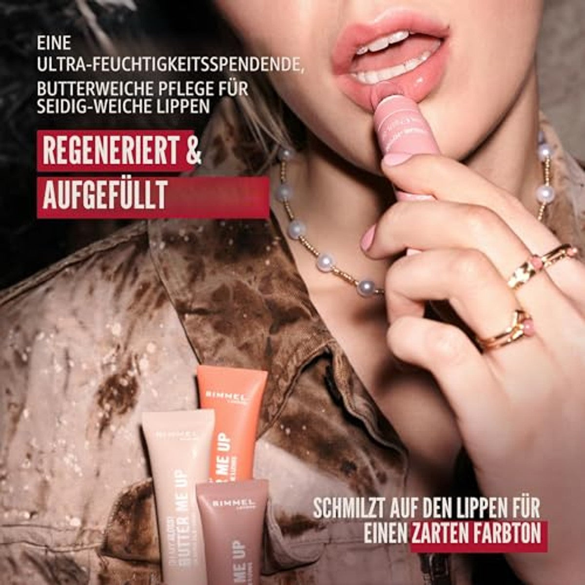 Rimmel London Oh My Gloss Butter Me Up Bubble Gum 002 15 ml - 6 stuks