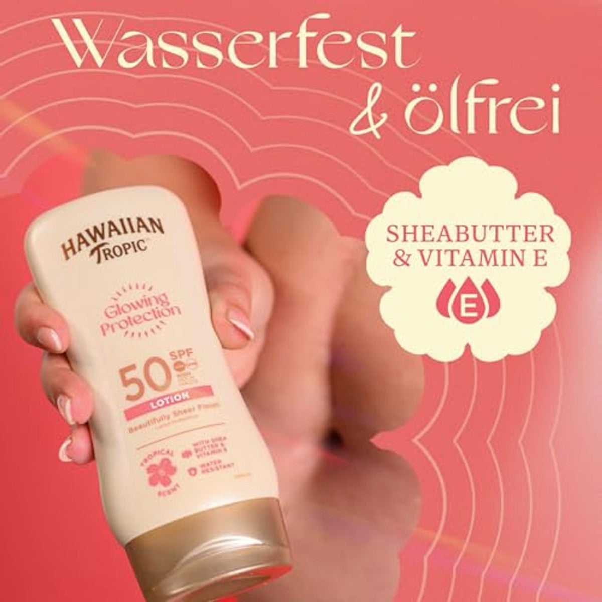 HAWAIIAN Tropic Glowing Protection Sunscreen Lotion SPF 50 170 ml – HAWAIIAN Tropic