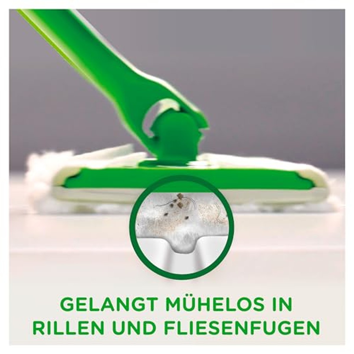 Swiffer Vloerwisser 3D Clean Starterkit 1 staaf + 6 doeken - 3-pack