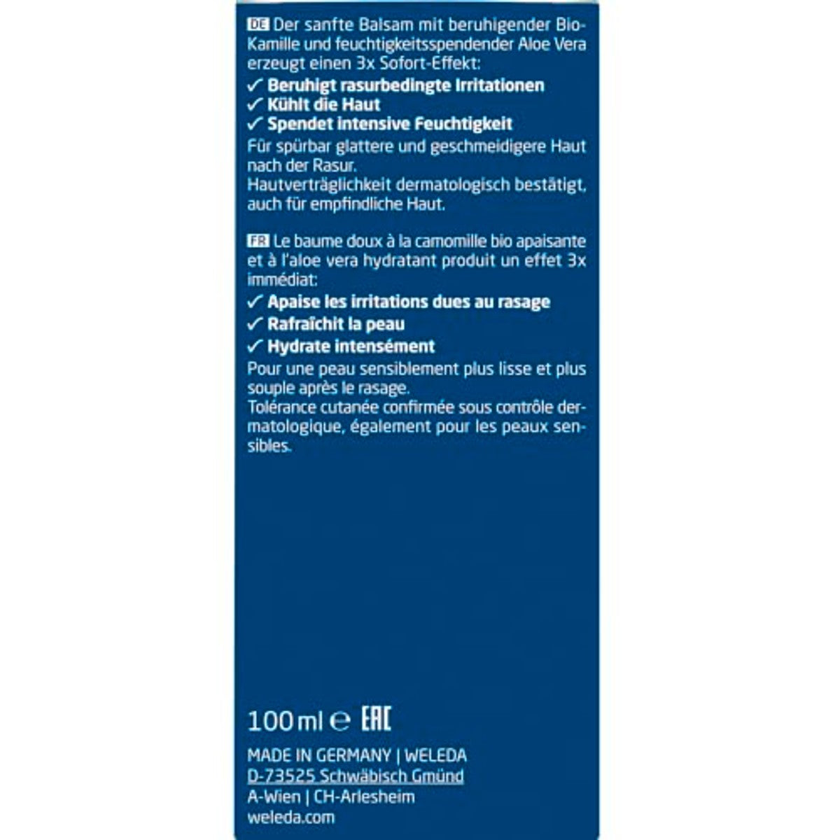 Weleda for Men Aftershave Balsem 100 ml - 3-pack