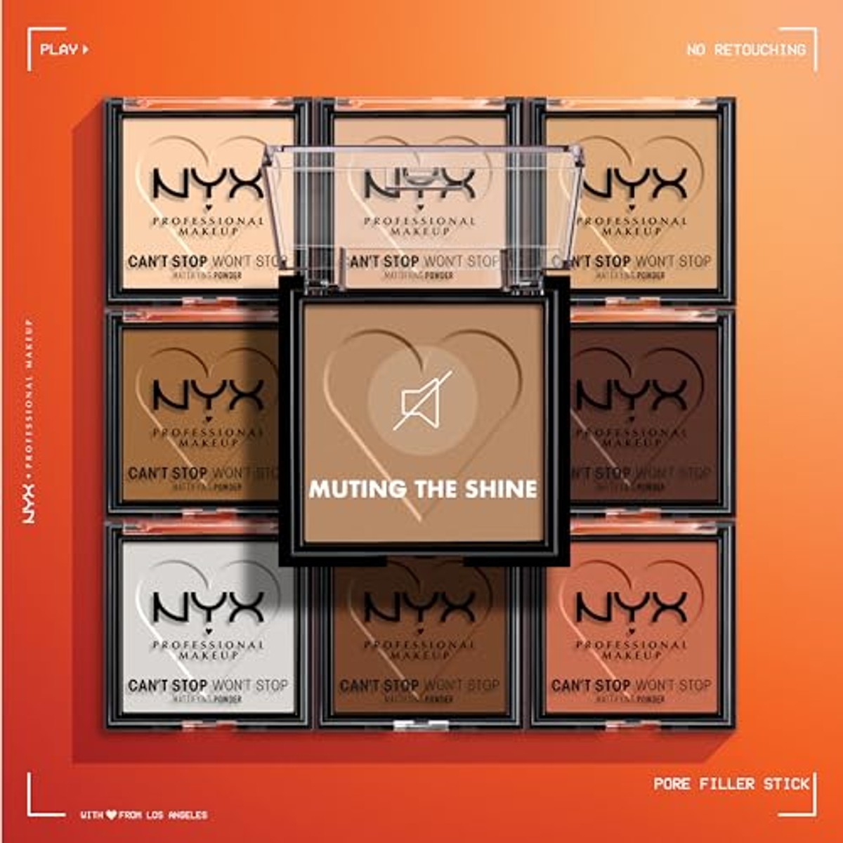 NYX Professional Makeup Can't Stop Won't Stop Mattifying Powder, Matte afwerking, kleur: Light – NYX PROFESSIONAL MAKEUP