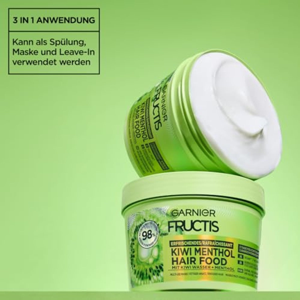 Garnier Fructis Kiwi Menthol Hair Food 6 x 400 ml - Voordeelverpakking