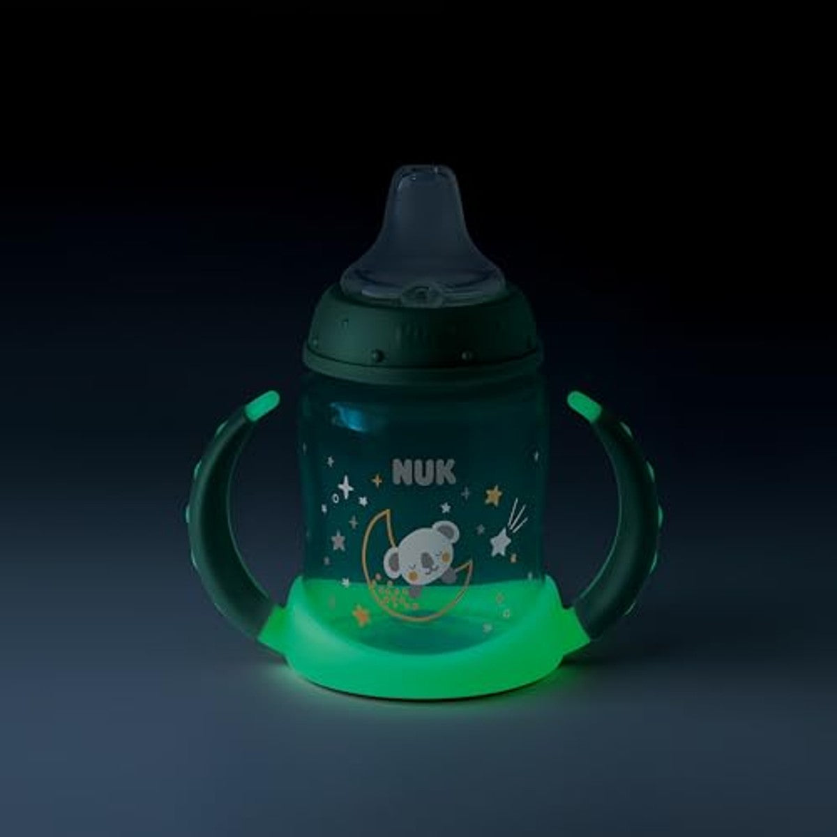 NUK First Choice Drinkbeker Night Koala turquoise 6 x 150 ml - Voordeelverpakking