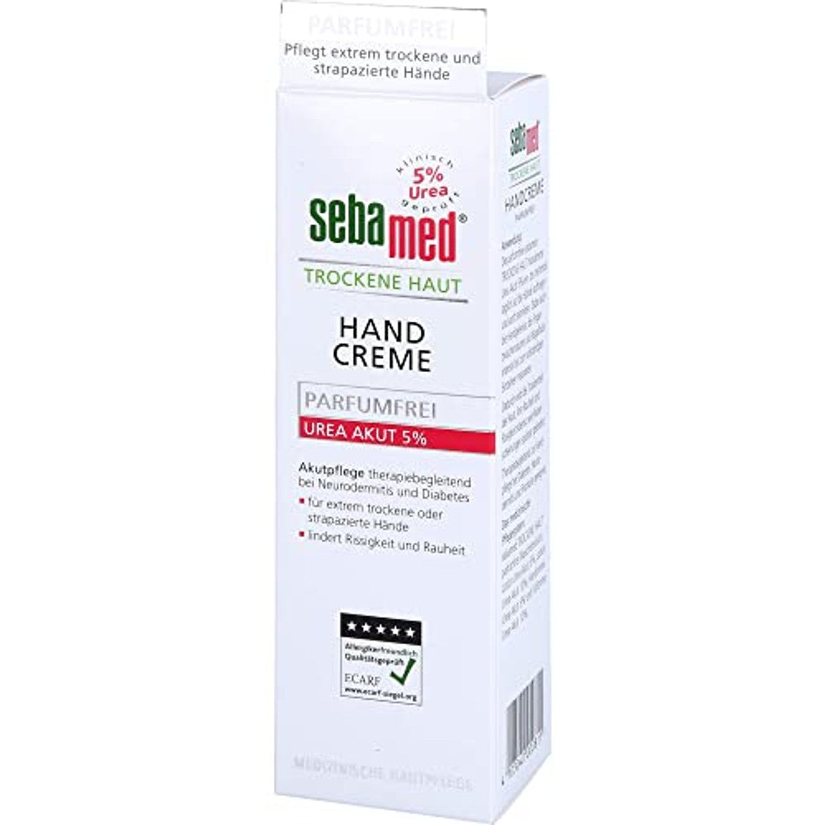 Sebamed Urea Acute 5% Handcrème Parfumvrij 3 x 75 ml - Voordeelverpakking – foto 5