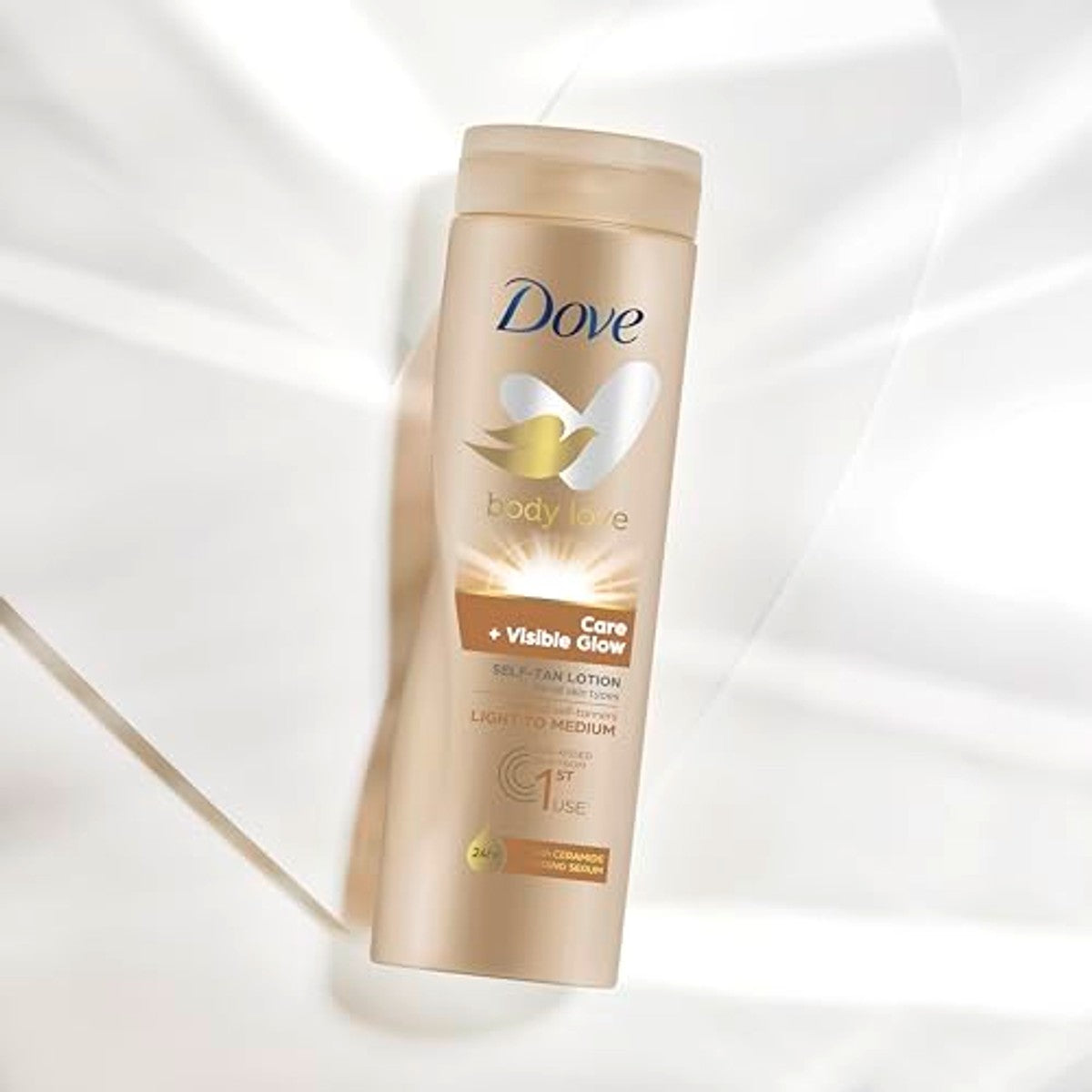 Dove Visible Glow Fair body lotion 3 x 400 ml - Voordeelverpakking