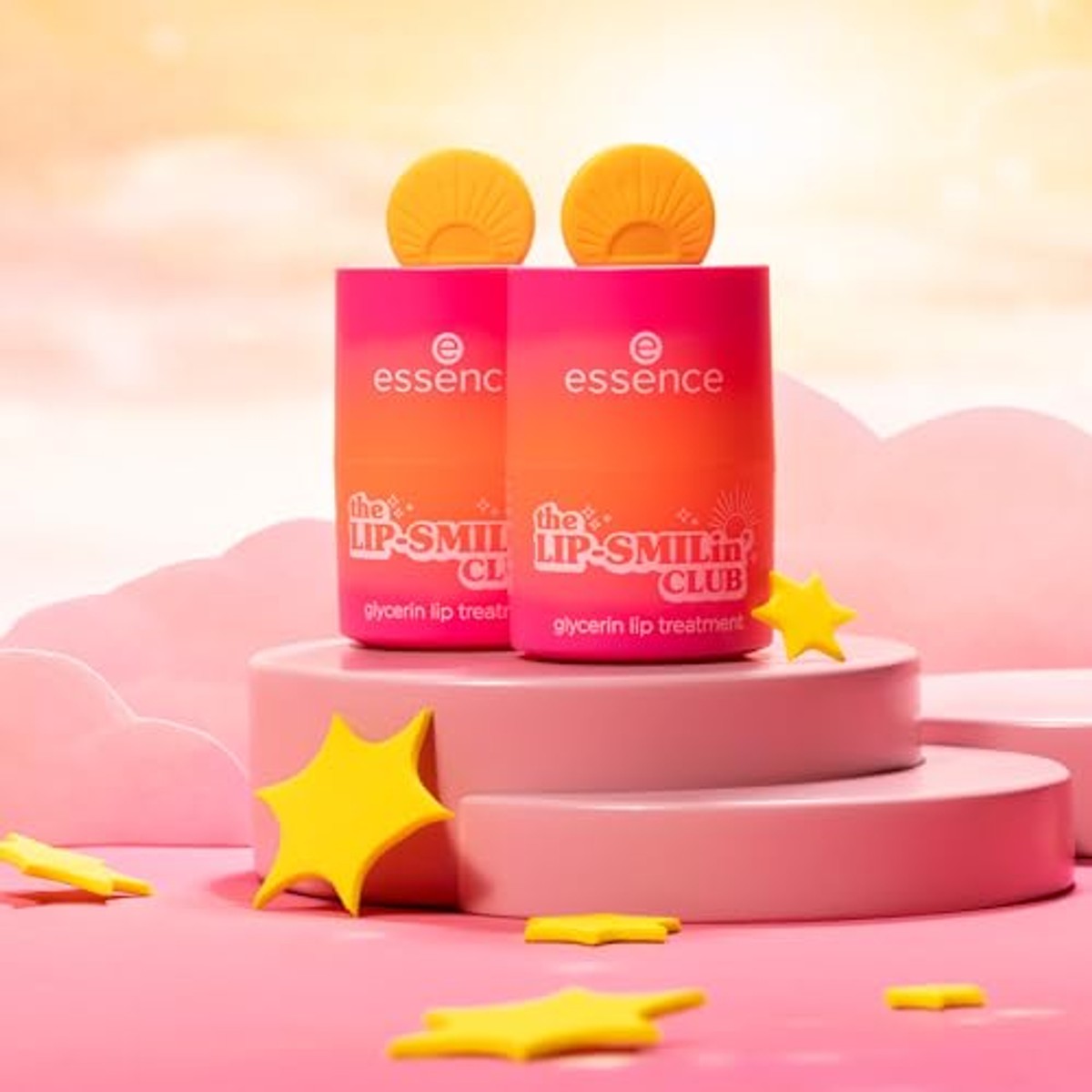 essence Lip-Smilin' Club glycerine lipbehandeling transparant 12 g - 3-pack
