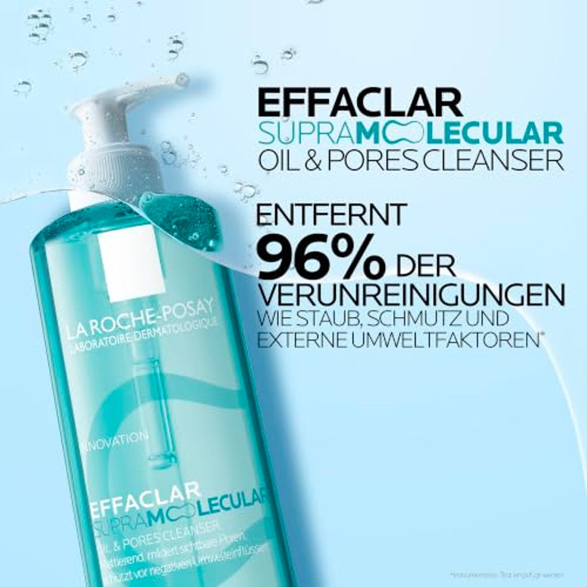 La Roche-Posay Effaclar Supramolecular Reinigingsgel 400 ml - 3-pack