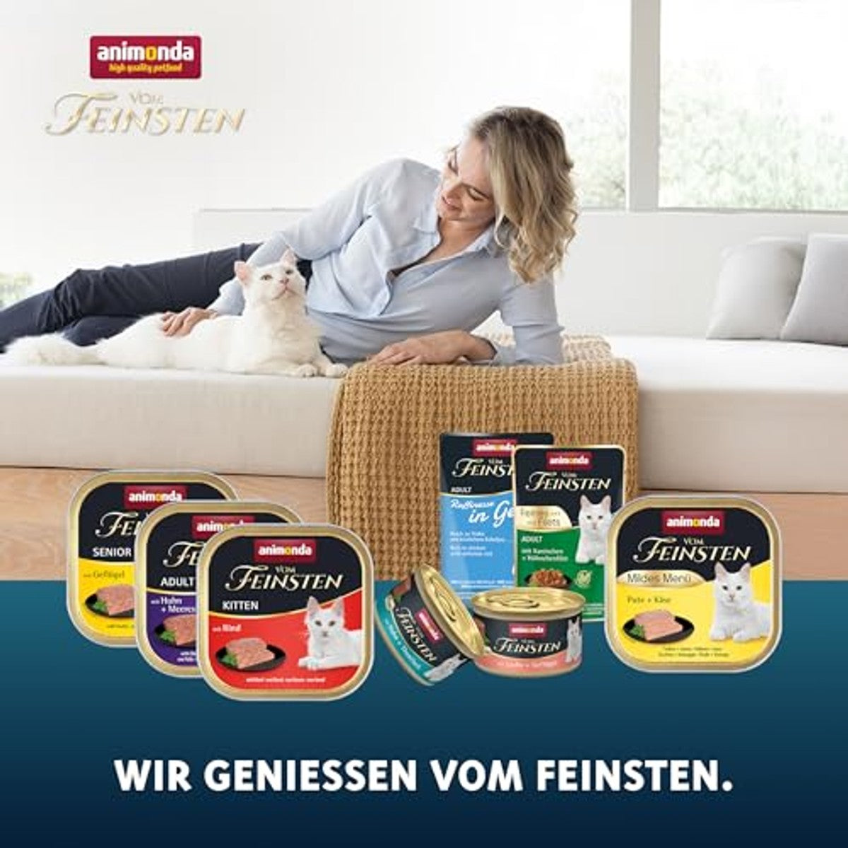 Animonda Vom Feinsten Fijn met Filets Eend + Kalkoen 18 x 85 g - 6-pack