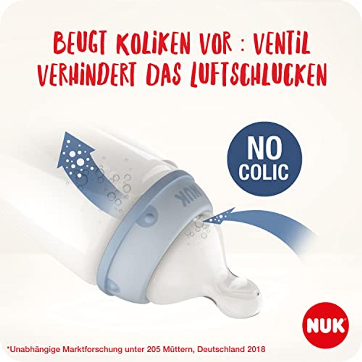 NUK First Choice+ Flow Control Drinkzuiger 6-18 maanden, 2 stuks – NUK