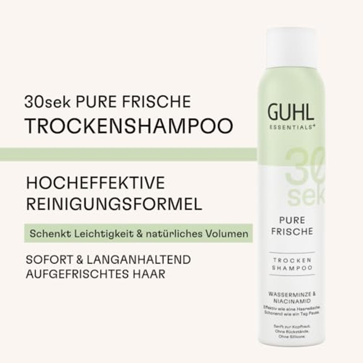 Guhl 30_sek Droogshampoo Pure Frisheid 6 x 200 ml - Voordeelverpakking
