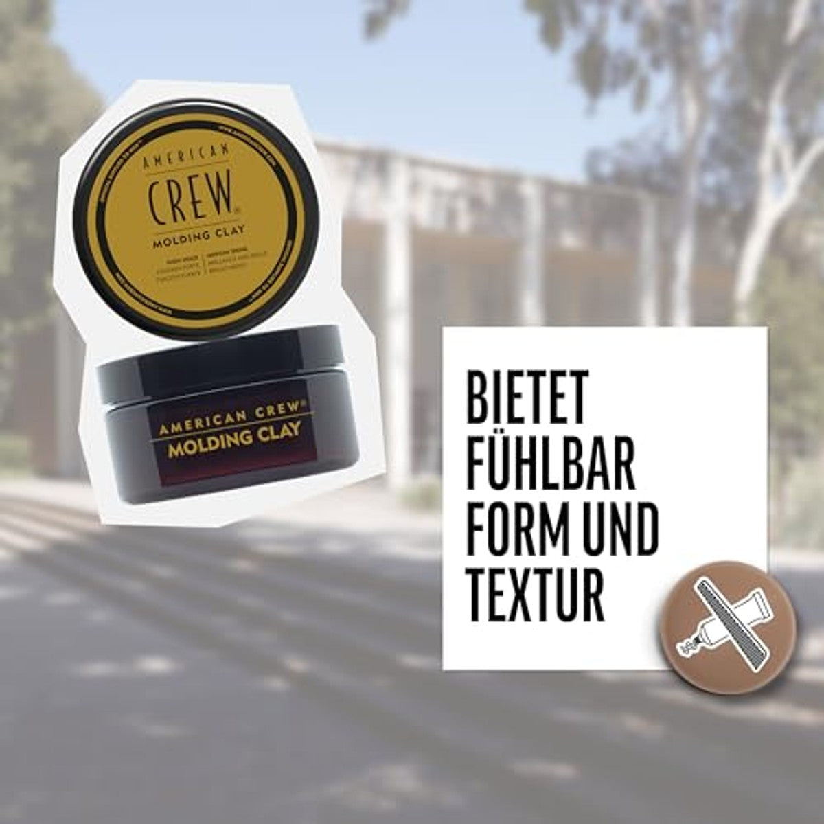 American Crew Classic Molding Clay Stylingklei voor Mannen 85 g - 6-pack